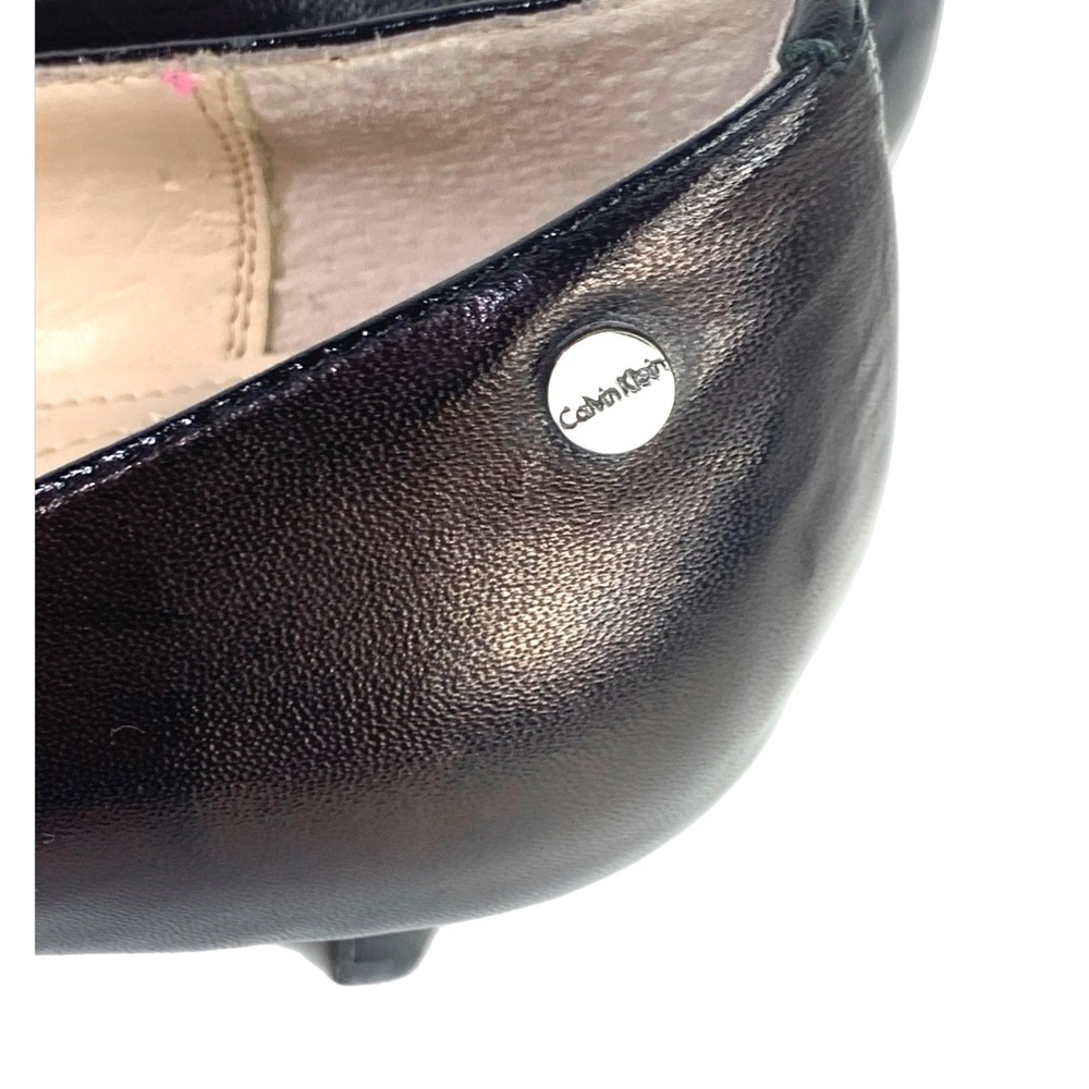 Calvin Klein Black Kitten Heel Pumps Women’s Size 10 Pointed Toe - Picture 8 of 9